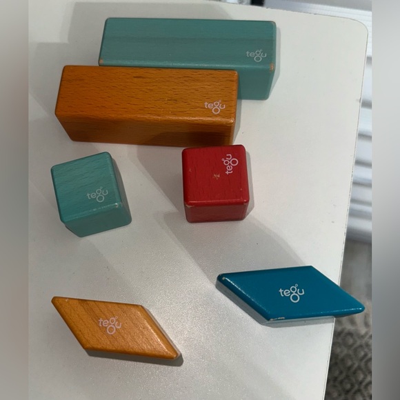 Tegu  13 Piece Classic Magnetic Wooden Block Building Toy Set - Picture 7 of 7